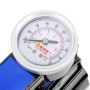 Portable Metal Cylinder Tire Inflator  Air Compressor with Pressure Gauge And Three Nozzle Adapters for Cars Vans Air Mattress Balls, 100-150 PSI 35-55L/min, Voltage DC 12-13.6V, Current: 15A