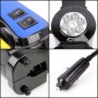 Portable Metal Cylinder Tire Inflator  Air Compressor with Pressure Gauge And Three Nozzle Adapters for Cars Vans Air Mattress Balls, 100-150 PSI 35-55L/min, Voltage DC 12-13.6V, Current: 15A