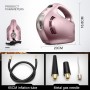 DC 12V 100W Four In One Portable  Car Tire Pump Inflatable Pump(Rose Gold)