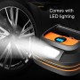 DC12V 120W 22-cylinder Portable Multifunctional Car Air Pump with LED Lamp, Style: Digital Display