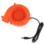 Низкий шум пластиковой Mini Blower можно использовать для надувной одежды для головки автомобиля (оранжевый).