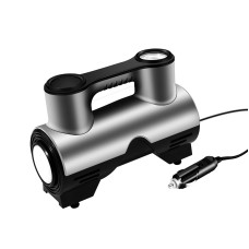 Car Inflatable Pump Portable Small Automotive Tire Refiner Pump, Style: Wired Pointer With Lamp