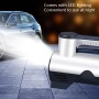 Автомобильный надувной насос портативный маленький автомобильный насос на насос нефтеперерабатывающего насоса, стиль: проводной цифровой дисплей с лампой