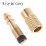 3 Sets Automobile Tire Twist Type Inflator Adapter Nozzle With Barb Connector