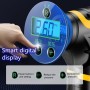 Vehicle-mounted Air Pump With Lamp And Handheld Intelligent Digital Display Charging Air Pump, Style:Wireless