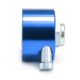 Универсальный алюминиевый автомобильный рулевой рулевой руль Quick Release Declonce Hub 3/4 -дюймовый размер вала (синий цвет)