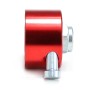 Универсальный алюминиевый автомобильный рулевой рулевой руль Quick Release Declonect Hub 3/4 дюйма размер вала (красный)