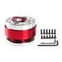 Универсальный 60 -миллиметровый автомобильный рулевой руль Quick Lext Hub Racing Adapter Snap Off Boss Kit (Red)