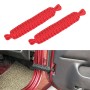 Ограничение дверей автомобиля Плетеное веревочное ремешок для Jeep Wrangler (красный)