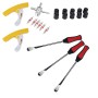 22 in 1 Car / Motorcycle Tire Repair Tool Spoon Tire Spoons Lever Tire Changing Tools with Yellow Tyre Protector
