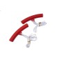 5 in 1 Car / Motorcycle 12 inch Tire Repair Lifting Tool Pry Bar Lever with Red Tire Protector