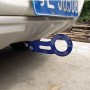 Benen Aluminum Alloy Rear Tow Towing Hook Trailer Ring for Universal Car Auto with Two Screw Holes(Blue)