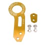 Benen Aluminum Alloy Rear Tow Towing Hook Trailer Ring for Universal Car Auto with Two Screw Holes(Gold)