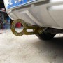 Benen Aluminum Alloy Rear Tow Towing Hook Trailer Ring for Universal Car Auto with Two Screw Holes(Gold)