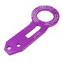 Benen Aluminum Alloy Rear Tow Towing Hook Trailer Ring for Universal Car Auto with Two Screw Holes(Purple)