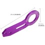 Benen Aluminum Alloy Rear Tow Towing Hook Trailer Ring for Universal Car Auto with Two Screw Holes(Purple)