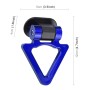 Car Truck Bumper Triangle Tow Hook Adhesive Decal Sticker Exterior Decoration (Blue)