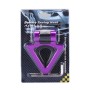 Car Truck Bumper Triangle Tow Hook Adhesive Decal Sticker Exterior Decoration (Purple)