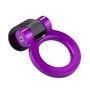 Car Truck Bumper Round Tow Hook Ring Adhesive Decal Sticker Exterior Decoration (Purple)