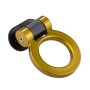 Car Truck Bumper Round Tow Hook Ring Adhesive Decal Sticker Exterior Decoration (Yellow)