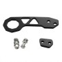 Aluminum Alloy Rear Tow Towing Hook Trailer Ring for Universal Car Auto with 2 x Screw Holes(Black)