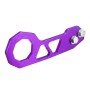 Aluminum Alloy Rear Tow Towing Hook Trailer Ring for Universal Car Auto with 2 x Screw Holes(Purple)