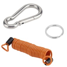 RV Trailer Spring Safety Safety Tockaway Cable, Размер защитной пряжки: M8 x 80 мм (оранжевый)