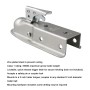 American Straight Tongue Trailer Coupler for 2 inch Ball Hitch