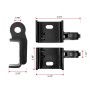 TH050-BK Car Front Tow Hook Shackle Bracket for Toyota Tacoma 2009-2021