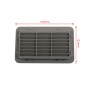 A6787 193x122mm Snap-On RV / Bus Soadique Louver Outlet Panel (Grey)