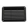 A6789 193x122mm RV / Bus Oblique Louver Outlet Panel with Screws(Black)