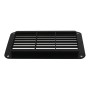 A6789 193x122mm RV / Bus Oblique Louver Outlet Panel with Screws(Black)