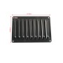 A6785 214x149mm Black Rectangle Louvered Ventilation Plastic Venting Panel Cover