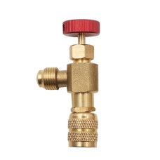 Air Conditioner Fluoridation Safety Valve Refrigerant Filling Connector(Side R410 Bottom R410)