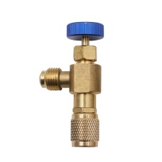 Air Conditioner Fluoridation Safety Valve Refrigerant Filling Connector(Side R410 Bottom R22)