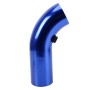 Universal  Air Intake Pipe Super Power Flow Air Intakes Short Cold Racing Aluminium Air Intake Pipe Hose with Cone Filter Kit System (Blue)