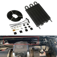 Car Universal Modified Radiator Transmission Oil Cooler, 6-row