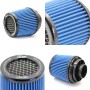 XH-UN072 Car Universal Modified High Flow Mushroom Head Style Air Filter(Blue)