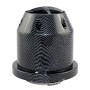 XH-UN005 Car Universal Modified High Flow Mushroom Head Style Intake Filter for 76mm Air Filter (Carbon Fiber Black)