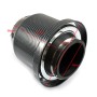 XH-UN005 Car Universal Modified High Flow Mushroom Head Style Intake Filter for 76mm Air Filter (Carbon Fiber Black)