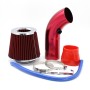 Universal Car Cold Air Intake Kit Modified Aluminum Tube 76mm / 3inch Mushroom Head Style Air Filter(Red)