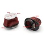 51mm XH-UN073 Mushroom Head Style Car Modified Air Filter Motorcycle Exhaust Filter(Black)