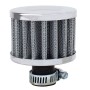 МЗ 50 мм универсальный воздушный фильтр в стиле гриба для автомобиля (серебро)