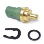 Car Coolant Thermostat Set Thermostat Housing Cover + Coolant Water Temperature Sensor 06A121114 059919501A for Audi / Volkswagen