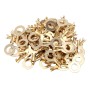100 PCS 8.0mm DIY Ring Terminal Connectors, Cable size: 1-3.0mm2 (100pcs in one packaging, the price is for 100pcs)