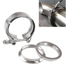 2 inch Car Turbo Exhaust Downpipe V-Band Clamp Stainless Steel 304 Flange Clamp