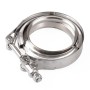 2 inch Car Turbo Exhaust Downpipe V-Band Clamp Stainless Steel 304 Flange Clamp