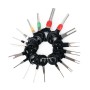 18 PCS Auto Car Plug Circuit Board Wire Harness Terminal Extraction Pick Connector Crimp Pin Back Needle Remove Tool