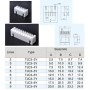 20 Sets TJC3 2.5mm XH 6P 7P 8P 9Pin Male Female Housing Connector with Crimps