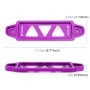 Universal Car Short Stainless Steel Battery Tie Down Clamp Bracket, Size: 17.2 x 4.4 x 1cm(Purple)